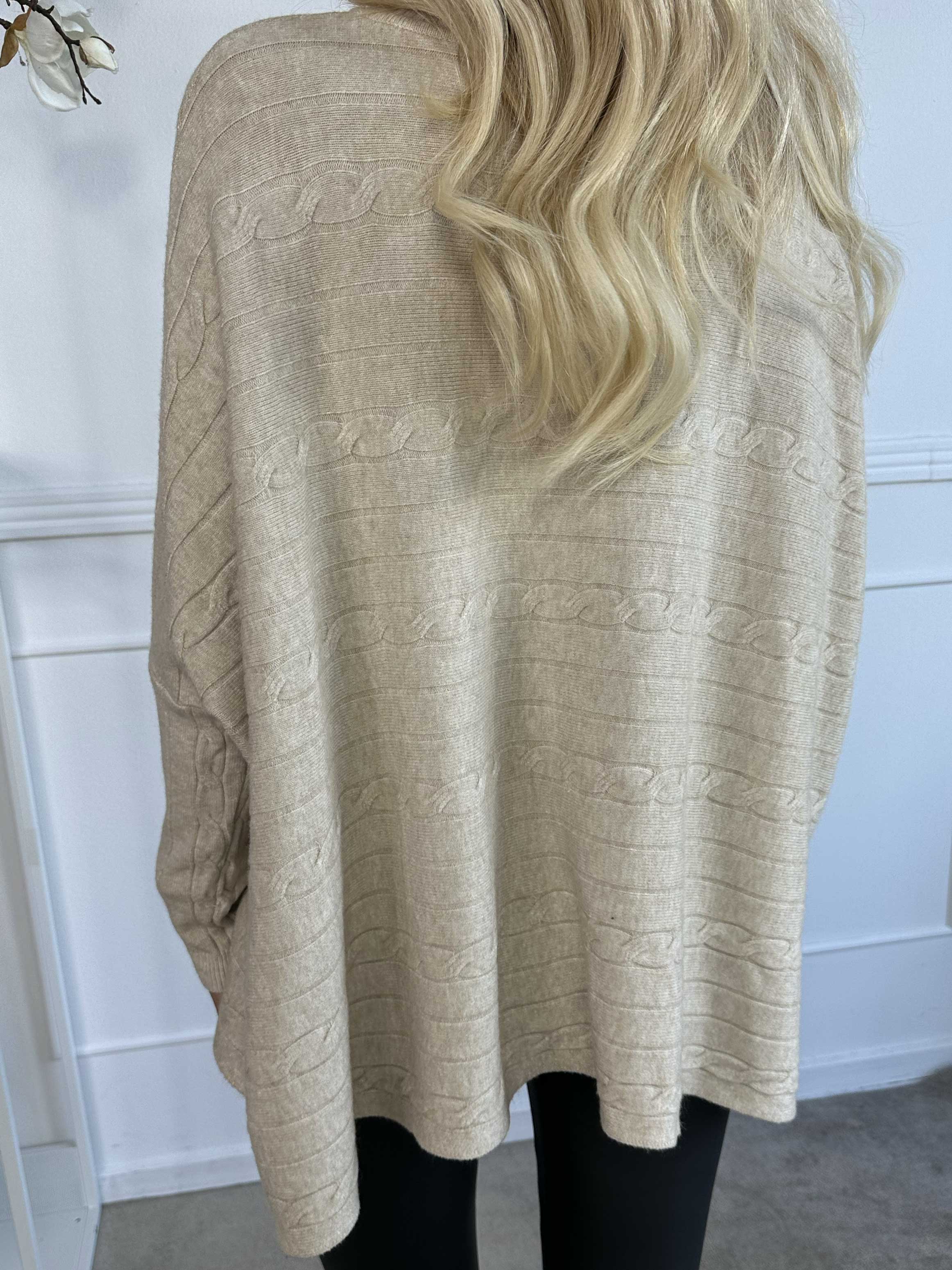 Diamond - Sød blød elastisk strik med turtleneck